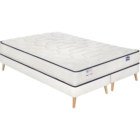 Ensemble L'INTEMPOREL, matelas ressorts ensachés 160x200, extra ferme, H24 + 2 sommiers (1/3)