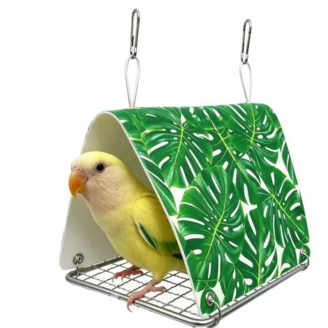 Perch, Bird Nest for Cage, Hammock for Cage, Bird Nest, Hanging Tent Shape with Removable Hook and Air Mesh Bottom (1/5)