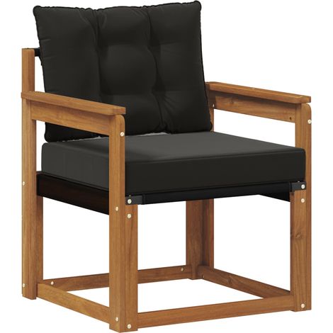 Maison Exclusive - 2 Stück Outdoor-Sofa Massivholz Akazie Natur (1/5)