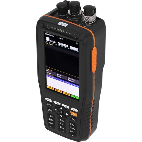Optisches Zeitbereichsreflektometer (OTDR) 4-in-1-Glasfasertester, 10,1 cm (3,97 Zoll), Reichweite 0–60 km, EU-Stecker, 100–240 V (1/5)