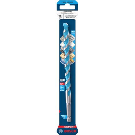 Bosch EXPERT Bohrer HEX-9 Multi Construction, 16 x 150 x 200 mm