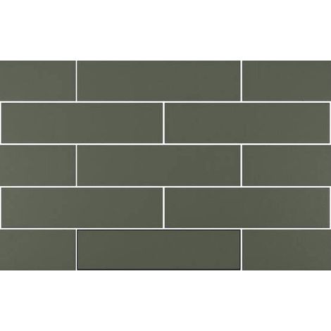 Carrelage mural faience effet graphique HAMPSTEAD Lisse Vert - boîte de 0.44 m2 Lisse Sap -  - boîte de 0.44 m2