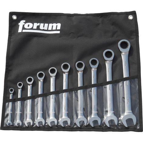 Maul-Ringratschenschlüssel-Satz 10-teilig gerade 8-24 mm FORUM (1/4)