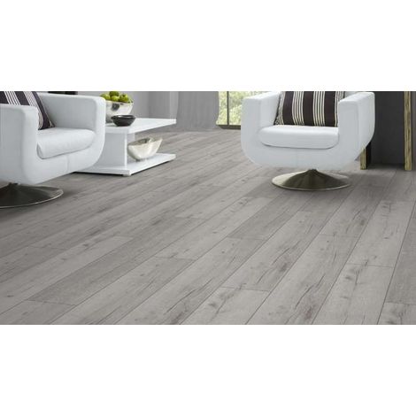 PAVIMENTO LAMINATO 12 MM ROVERE GHIACCIO 1,293 MQ (1/2)