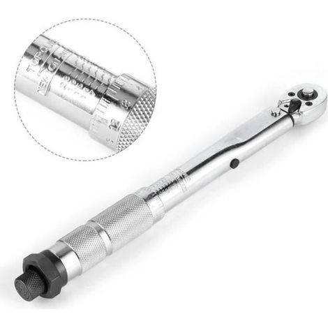 Clé Dynamométrique - 1-4 Po - 5-25 Nm - Préréglée À Cliquet 2 Voies - Dégagement Rapide - Haute Précision - 1 Pièce (1/4)