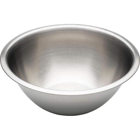 1 Saladier, Acier inoxydable, 18 cm, 0,95 L, Compatible lave-vaisselle, Réfrigérateur, Congélateur, Cuisine