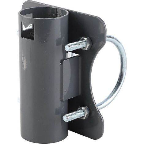 Support de tube de mât d'antenne en acier inoxydable, 30 mm à 50 mm, support d'antenne réglable en forme de U