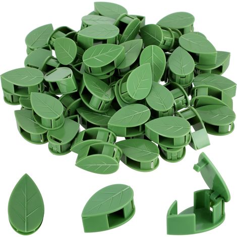 60 clips pour plantes grimpantes (72 pièces au total), autocollants adhésifs acryliques, clips invisibles pour murs en vinyle (1/5)