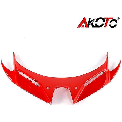 Ailerons aérodynamiques avant pour moto Kawasaki Ninja 250/400 (rouge) (1/5)