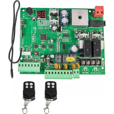 Kit d'ouvre-portes automatiques Carte 12V/24V for panneau de commande d'ouvre-porte pivotant à Double bras automatique système de Center de contrôle intelligent remplacer les raccords pour accessoires (1/5)