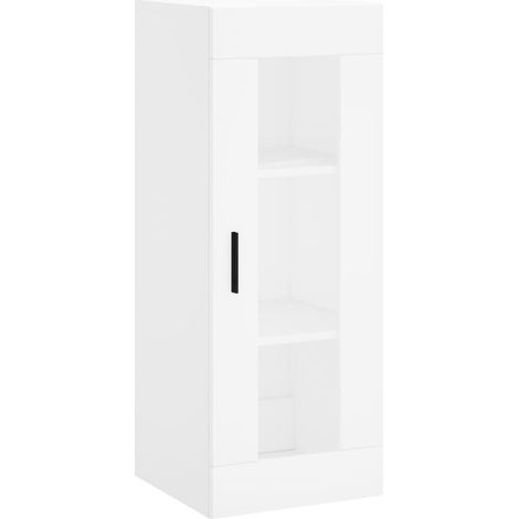 Armoire murale blanc 34,5x34x90 cm