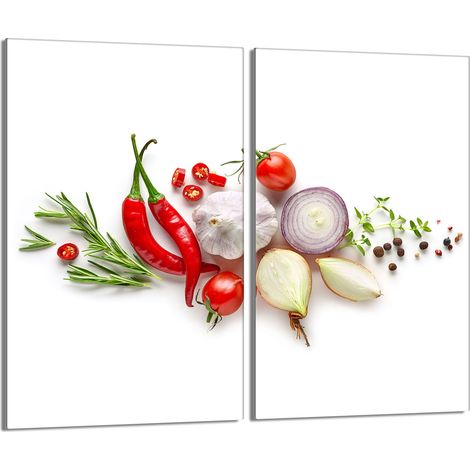 Placa protectora de vidrio para estufa 2x30x52 Verduras (1/5)