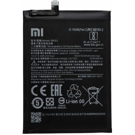 Batterie Xiaomi BN53 Redmi Note 9 Pro M2003J6A1I (1/2)