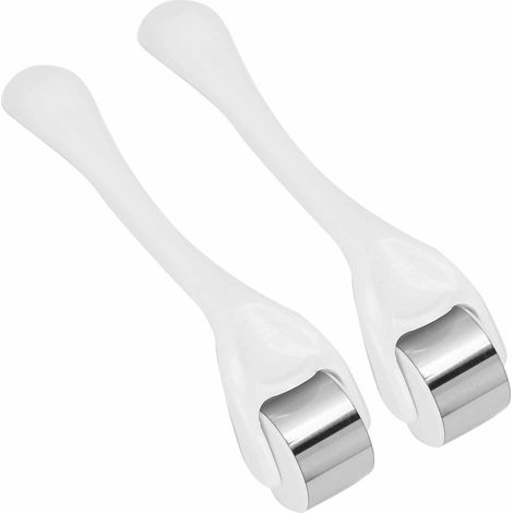 Lot de 2 Rouleaux de Massage Visage Froid Anti-Gonflement, Rouleau de Massage Corps en Ice Roller, Blanc Lait, Soin Peau (1/5)