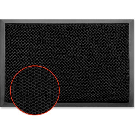Fussmatte Imperial 1000 Innovatives 3D-Netz zur effektiven Filterung Schwarz 90 x 150 cm
