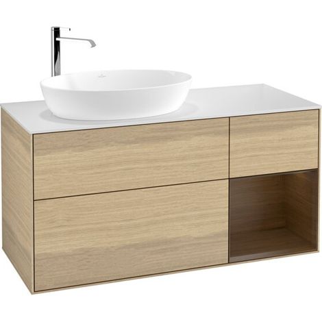 Villeroy & Boch G931GNPC Armoire sous-lavabo Finion G93 (1/2)