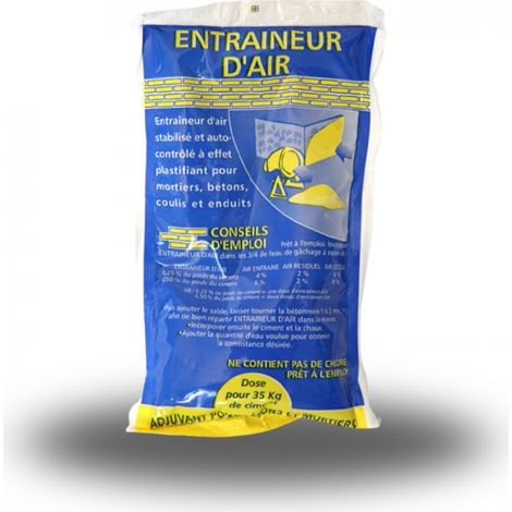 Entraineur d'air pour béton, mortier, coulis et enduit - 90 ml Marron - MATPRO