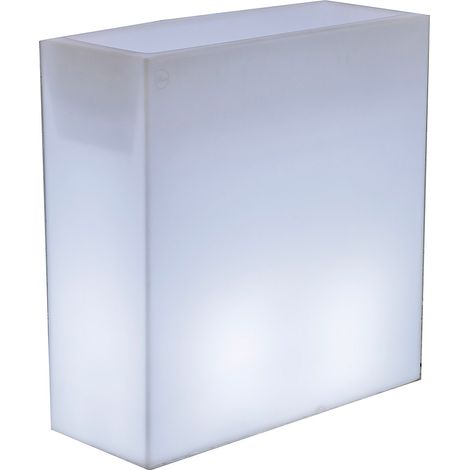 Moovere – Jardinière rectangulaire haute 80x32x80 cm – Éclairage LED RGB – Chargement solaire et batterie rechargeable – Résistante aux températures extrêmes (1/5)