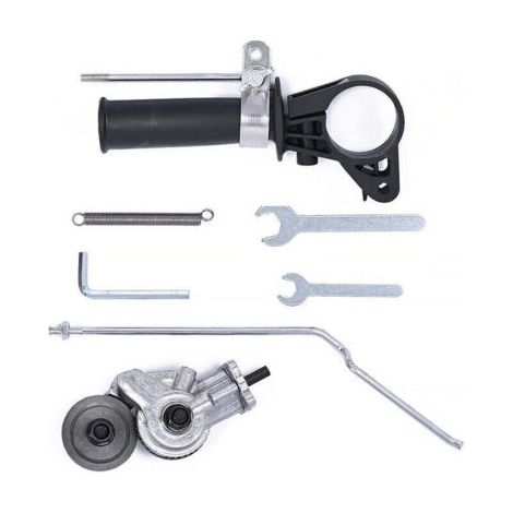 QORVA-Accessoires pour perceuse électrique Coupe-tôle Coupe-métal pour tir manuel Ciseaux pour perceuse électrique pour tôle (perceuse non incluse) (1/4)