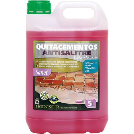 MONESTIR SANET Quitacementos Antisalitre - Medida: 5 Litros - ref: MNS-03002