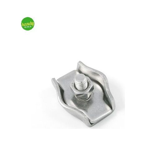 Morsetto Simplex per funi Ø 6 mm. in acciaio zincato zincato (1/4)