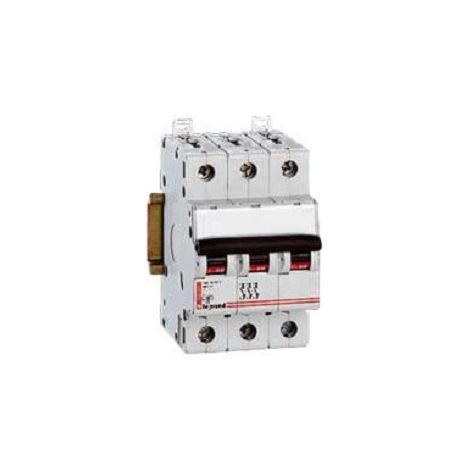 Legrand 006484 Magneto-therm DX 6000 circuit breaker - Lexic screw - 3P 400V 6A curve C