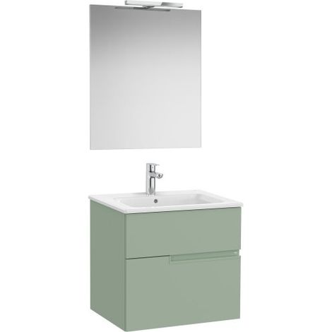 CONJUNTO VICTORIA-N MBLE.BA.+LAV.DBL.2 CJN.600MM EPJO.APL.LED VD SAVIA