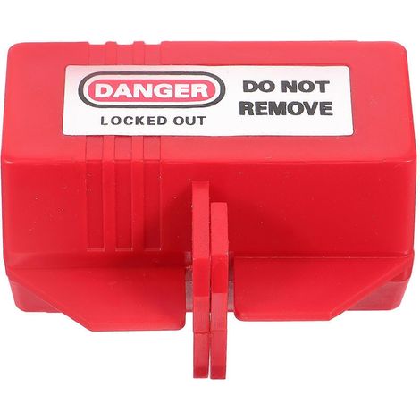 Verrouillage de prise électrique industriel pour rallonge électrique, cordon de thermostat, etc.-8.6X8CM-Red (1/3)