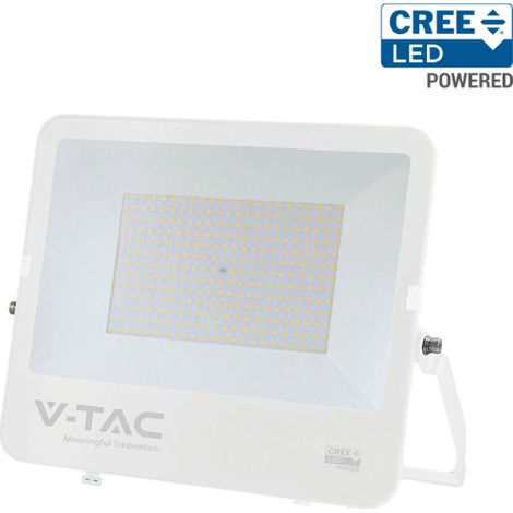 Projecteur LED Extérieur 200W 115lm/W CREE Chip Blanc V-TAC VT-44201 - 115 deg - Blanc neutre - 4000K (1/4)
