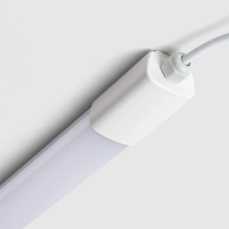 Réglette Étanche LED 120cm 36W Batten IP65 3200K Blanc chaud