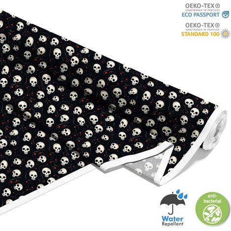 TESSUTI DECORATIVI PER ESTERNI OXFORD - Motivo Teschio I DX4508 (1/5)