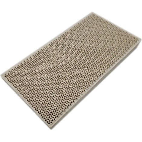 Chauffage d'ambiance en nid d'abeille en céramique - Appareil de chauffage infrarouge - Borade en céramique - 145 x 75 mm (1/5)