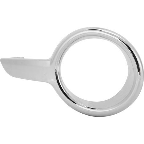 Couvercle de phare antibrouillard chromé, lunette de pare-choc avant en plastique ABS haute résistance pour 208 2012 – 2018 droit OE: 1608111480