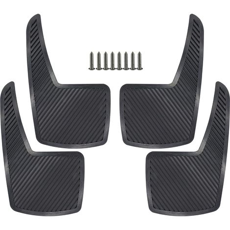 4pcs Universal Rubber Car Mudguard Mudguard 21x36cm (1/5)