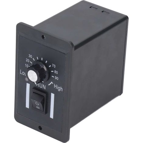Drehzahlregler für Gleichstrommotoren, PWM-Steuerung, Schalttafeleinbau, Zahnrad-Bürsten-Regler, 10–60 V DC, 6 A (1/5)