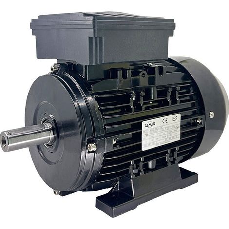 Cemer – Moteur électrique monophasé 220V 0,12kW 1350Tr/min – Couple élevé pour démarrage – Fixation B3 – Indice de protection IP55
