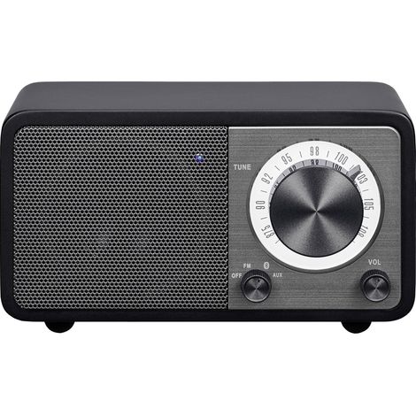 Sangean WR-7 Genuine Mini Tischradio UKW Bluetooth® wiederaufladbar Schwarz (1/5)