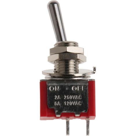 Interrupteur à levier RS PRO, On-Off, 1NO, 5 A @ 28 V c.c. ( Prix pour 1 ) (1/3)