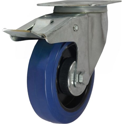 Roulette industrielle Pivotante RS PRO, Ø 125mm, 200kg ( Prix pour 1 )