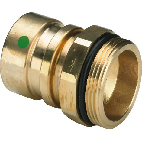Viega Raccordo di transizione Geopress, d 32mm, G 11/2 bronzo rosso Modello 9621TW, 767280