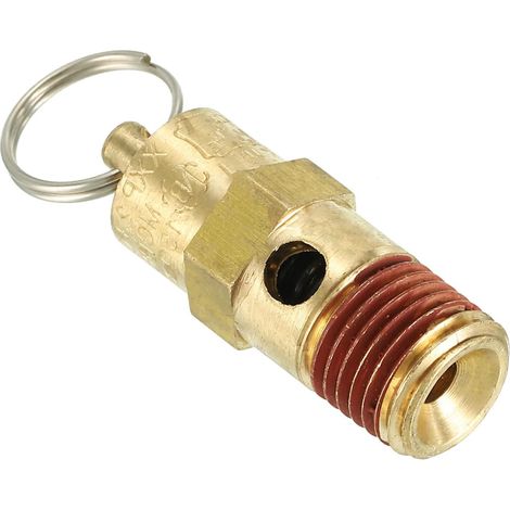 1 - Soupape De Sécurité - Soupape De Décharge - Régulation Pression 150 Psi - Pour Compresseur Air - Laiton - 40x14mm