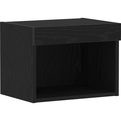 Conjunto de mueble de TV 40 x 30 x 30 cm Roble Negro vidaXL