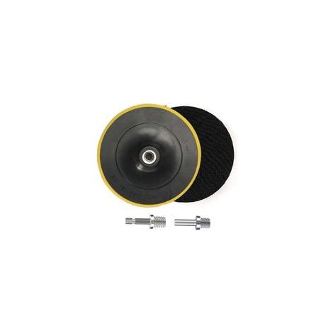 2 Pièces Plateau de Ponçage, Disques Abrasifs pour agrippante pour Outil Rotatif Ponçage Polissage - 180MM, M16