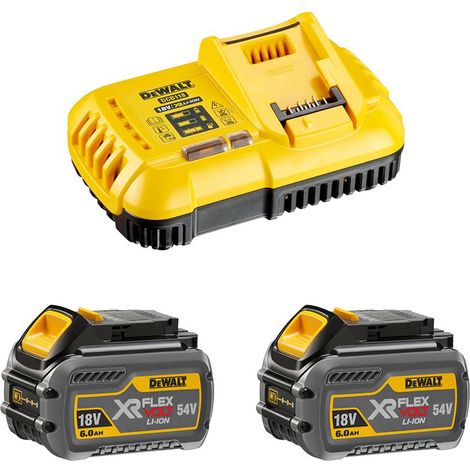 DEWALT Starter Pack - FLEXVOLT - 2 baterías 6.0Ah 54V - DCB118T2