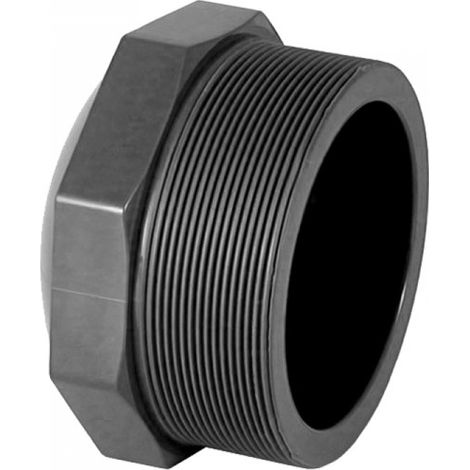 Raccord PVC pression - Bouchon PVC pression à visser M 1/4''