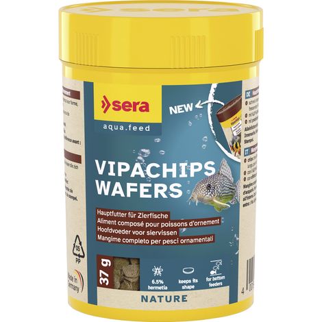 Sera Fischfutter Vipachips Wafers 100 ml Fischfutter