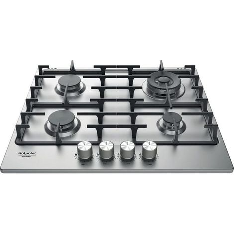 Hotpoint PPH 60G DF/IX Edelstahl Integriert 59 cm Gaskochfeld 4 Zone(n) (1/2)