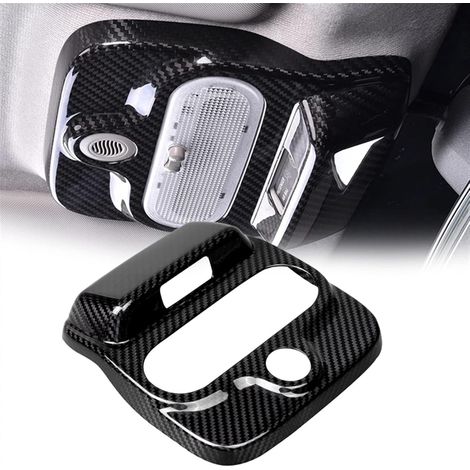 Interieur-Aufkleber aus modifizierter Kohlefaser, dekorative Abdeckung für Leselampe, kompatibel mit Mercedes Benz Smart 453 Fortwo.
