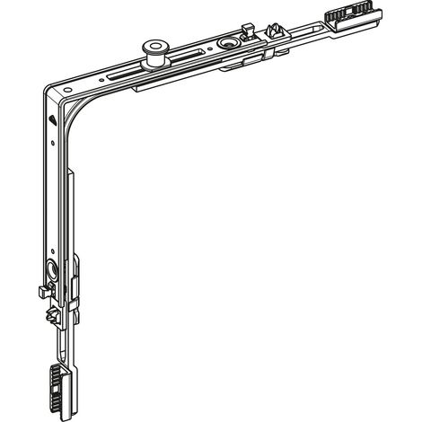 ROTO E-Tec Control NT/NX Eckumlenkung MVS 1P Zapfen silber (1/2)