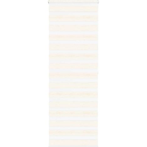 Doppelrollo Marmorbeige 75x200 cm Stoffbreite 70,9 cm Polyester
